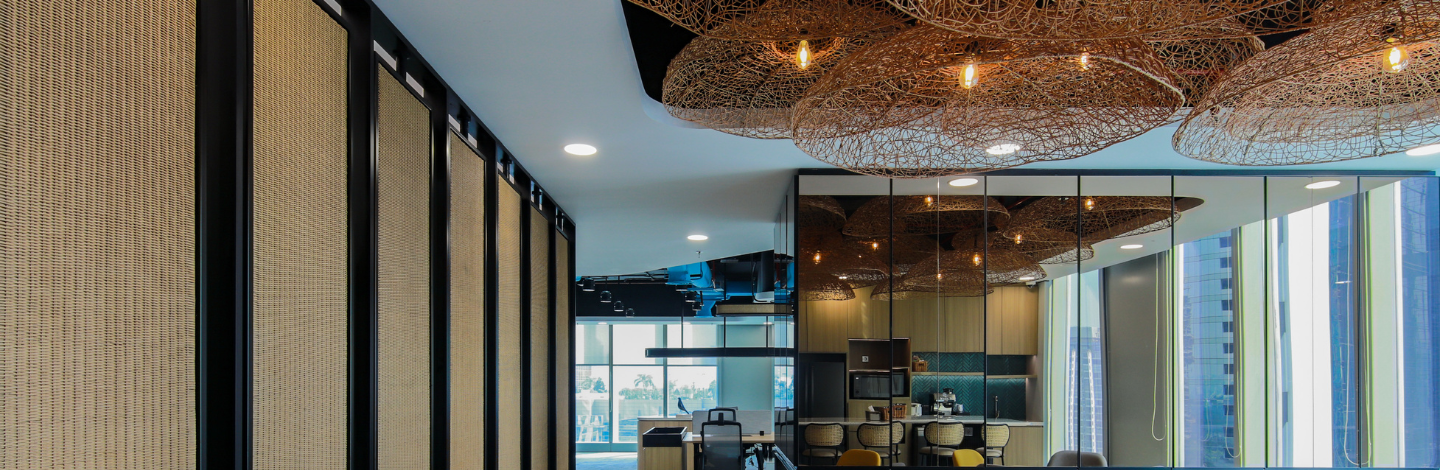 Sentuhan Bambu Memperindah Desain Kantor