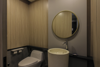 Revitalizing the Toilet Room with the Use of HPL